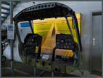 museum-fuer-luftfahrt-und-technik-wernigerode/764955/teil-der-ausstellung-im-luftfahrt--und Teil der Ausstellung im Luftfahrt- und Technikmuseum in Wernigerode ist das Cockpit eines Mi-8-Helikopters. (28.03.2016)