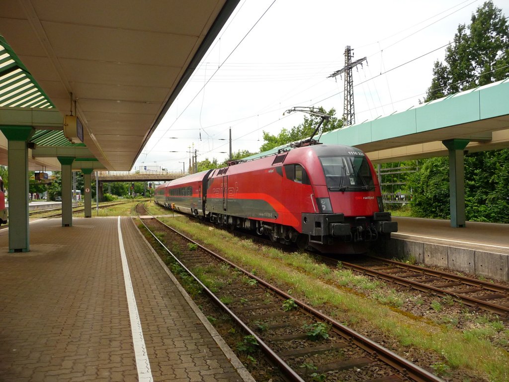 1116 226 verl�sst am 11.07.2012 Bregenz in Richtung Wien.