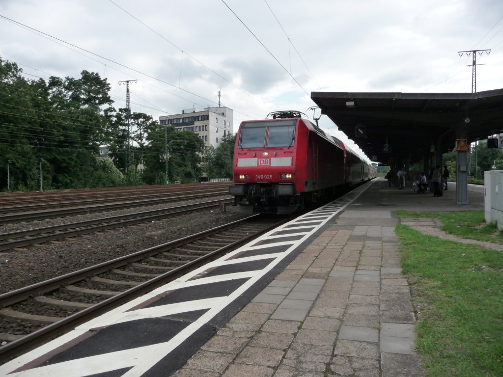 146 029 durchf�hrt am 08.08.2012 K�ln-West.
RE5 -> Emmerich