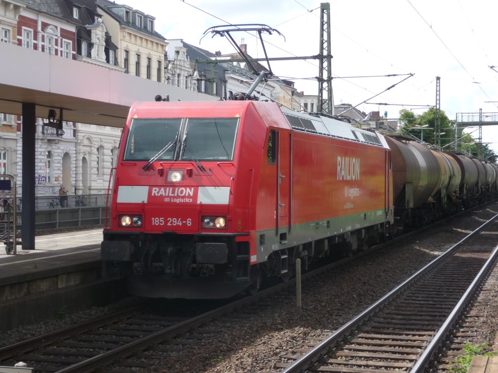 185 294 durchf�hrt am 19.08.2010 den Bahnhof Bonn Hauptbahnhof in s�dlicher Richtung.