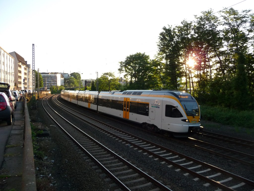 ET7.10 der eurobahn ist am 25.05.2012 in Wuppertal unterwegs.
RE13 -> Hamm