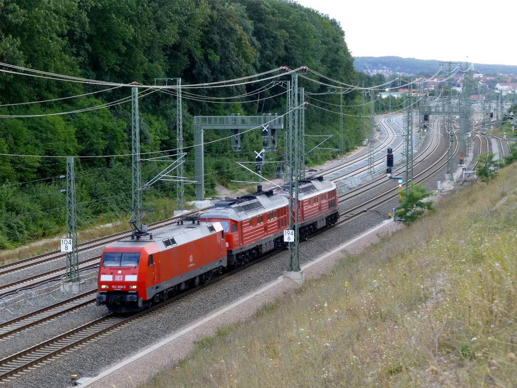 152 168 mit 233 510 und 232 330, 10.8.16.