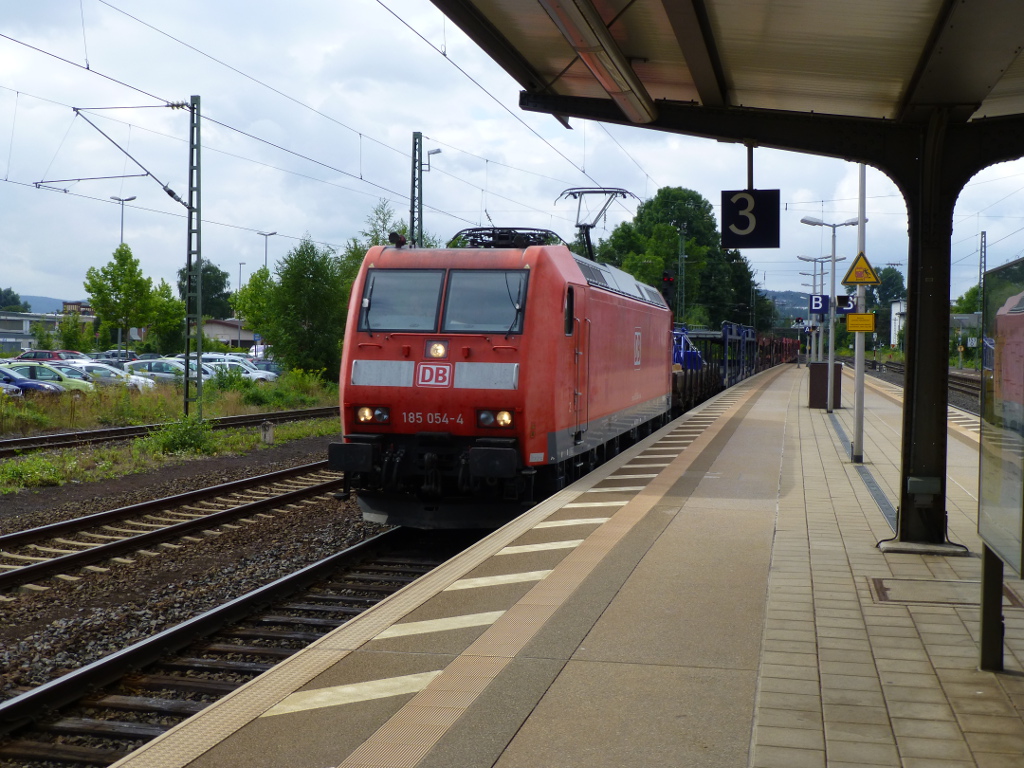 Durch Bad Hersfeld f�hrt am 20.8. diese 185.