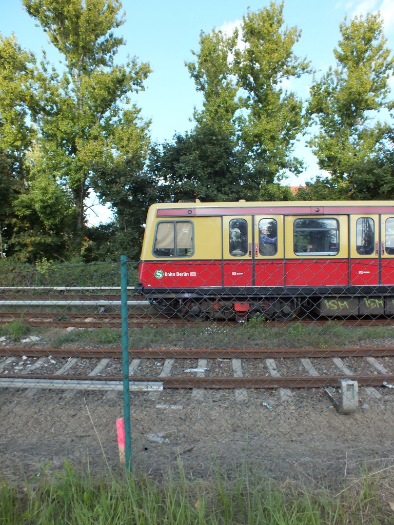 Profilaufnahme eines 485 in Berlin Karlshorst. Es gibt nat�rlich aufregendere Ansichten, aber ich finde die Formgebung trotz ihrer Klobigkeit irgendwie zeitlos.