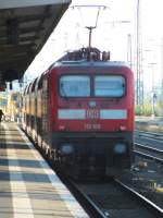 112 166 steht am fr�hen Morgen des 2.10.13 in Hamm (Westfalen).