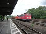 151 003 und eine abgeb�gelte 185er am 08.08.2012 in K�ln-West.
