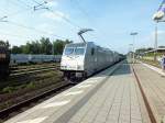E186 289 von Railpool (91 80 6186 289-5 D-Rpool), im Einsatz bei  METRANS, durchf�hrt am 16.7.13 Gladbeck-West.