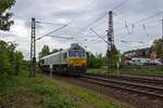 F�r schwere G�terz�ge hat die DB (unter anderem) im Ruhrgebiet gemietete Class 77 im Bestand.
