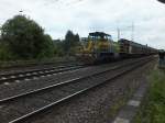 DE 402 (98 80 0275 903-9 D-DE) durchf�hrt am 3.6.13 mit einigen Schiebewandwagen Ratingen-Lintorf.