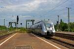 Auf der Fahrt von Magdeburg �ber Dessau nach Leipzig hat 1440 301 soeben einen Zwischenhalt in Magdeburg-Neustadt eingelegt und wird auf dem Weg zum n�chsten Zwischenhalt in Biederitz in K�rze die