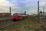Zum Fahrplanwechsel im Dezember 2022 wurden die �stlichen �ste der Linien RE7 und RB24 getauscht.