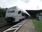 460 012 der MRB am 08.08.2012 am Haltepunkt K�ln-West.