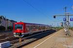 Als Betriebsfahrt durchf�hrt die Einheit 474 042 am 05.08.2020 Hamburg-Altona.