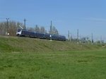 Ein f�nfteiliger Abellio-Talent Richtung Weimar bei Azmannsdorf/Linderbach, 22.4.16