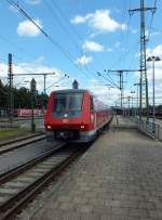 611 015 verl�sst Singen in Richtung Schaffhausen.