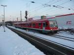 628 535 f�hrt am 03.02.2010 aus dem Bahnhof Wuppertal-Oberbarmen aus.