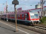 628/928 527 verl�sst den Bahnhof Wuppertal-Oberbarmen.