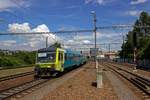 845 101, der einst als 628 286 durch Deutschland fuhr verl�sst am 21.06.19 Praha-Hole�ovice.