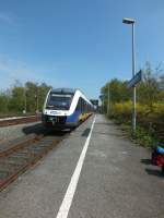 648 421 der NWB verl�sst am 25.04.2013 Duisburg-Meiderich Ost.