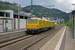 Der Gleismesstriebzug (GMTZ) der DB Netz ist st�ndig im gesamten Schienennetz unterwegs und kann so immer wieder an den verschiedensten Orten angetroffen werden.