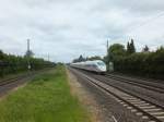 Ein unbekannt gebliebener ICE3 durchf�hrt am 3.6.13 Angermund.