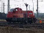 265 019, eine Voith Gravita 15BB, stand am 11.3.14 im G�terbahnhof Nordhausen.