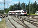 RABe 521 207 f�hrt am 31.7.13 in Singen ein.