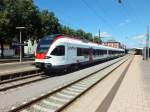 RABe 521 204 verl�sst am 31.7.13 als Seehas nach Engen den Bahnhof Singen.