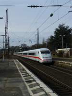 ICE 'Oldenburg' am 27.2.14 in Wuppertal-Oberbarmen.