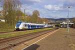 Auf der Fahrt nach Bonn-Mehlem haben 9442 151 und 9442 356 von NX am 03.04.21 noch den gr��ten Teil ihrer Reise vor sich, als sie durch Wuppertal-Sonnborn fahren.