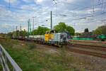 Am 14.04.2022 rangierte die 0650 103 der Firma Schweerbau im Solinger Hauptbahnhof einige G�terwagen.