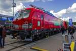 Die f�r DB Cargo vorgesehene 2249 003 vom Typ Siemens Vectron DualMode light auf der InnoTrans 2022.