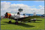 Die Vultee BT-13 Valiant wurde zwischen 1939 und 1944 als Schulflugzeug f�r die US Army gebaut. Zu den erhaltenen Exemplaren geh�rt die 1942 gebaute BT-13B N71502 als einziges flugf�higes Exemplar in Europa. Sie besuchte am 30.05.2026 das Flugplatzjubil�um in Magdeburg.