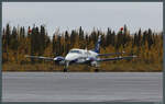 Die Beechcraft King Air A100 C-GDPI gehrt der Charterfluggesellschaft Propair und steht am 14.10.2022 in Kuujjuaq.