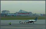 Der Flughafen Montreal-Trudeau wird auch von kleineren Maschinen angeflogen, wie der Jetstream 32 C-GUSC der Pascan Aviation.