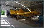 Im Hangar des Agroneums in Alt Schwerin steht die Let Z-37 AF-08-12.