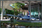 Eine Vought OS2U-3 Kingfisher der Kubanischen Marine steht im Revolutionsmuseum in Havanna.