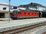 Re6/6 11653 verl�sst am 23.7.13 mit ihrem G�terzug Rorschach in Richtung St.Gallen.