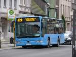 Wagen 0954 der Wuppertaler Stadtwerke (WSWmobil), ein Mercedes Benz Citaro K, hier am 21.11.2009 in Wuppertal-Sonnborn. Linie 629 -> W-N�tzenberg