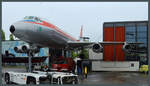Nur 37 Exemplare der Convair CV-990 wurden gebaut. Die HB -ICC, ein Exempar der Swissair, ist im Verkehrshaus in Luzern erhalten geblieben. (26.04.2022)